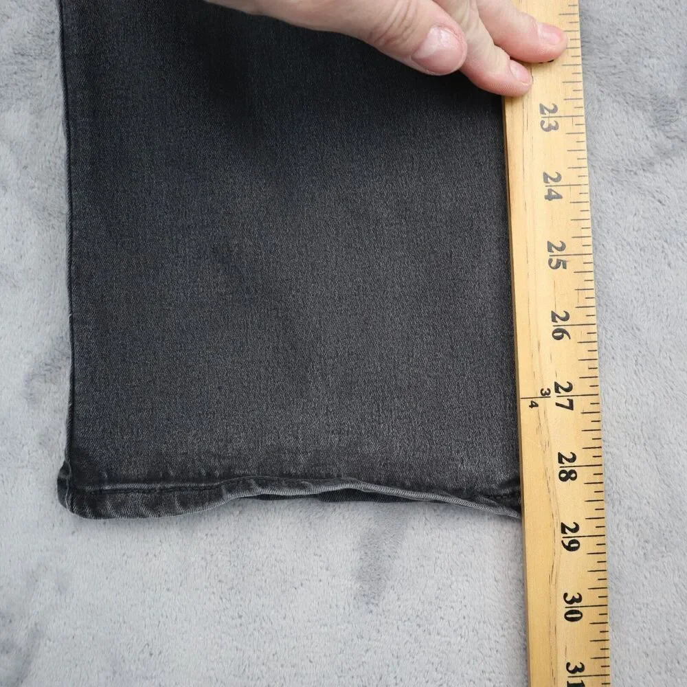 Calvin Klein Jeans Pants Mens 31 Black Mid Rise Flat Front Straight Leg Bottoms